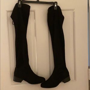 All Black knee high boots!